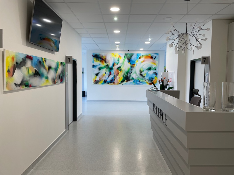 Klinika Vysočany, recepce První plicní ambulance